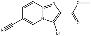 methyl 3-bromo-6-cyanoimidazo[1,2-a]pyridine-2-carboxylate|