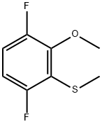 (3,6-Difluoro-2-methoxyphenyl)(methyl)sulfane 结构式