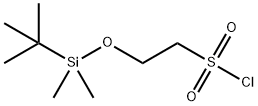Ethanesulfonyl chloride, 2-[[(1,1-dimethylethyl)dimethylsilyl]oxy]- Structure