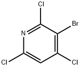 Pyridine, 3-bromo-2,4,6-trichloro- 结构式