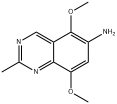 5,8-Dimethoxy-2-methylquinazolin-6-amine 结构式