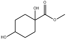 1,4-二羟基环己烷羧酸甲酯 结构式