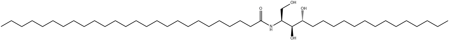 ヘキサコサノイルセラミド 化学構造式