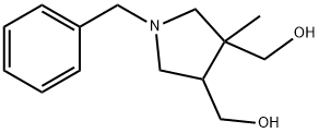 3,4-Pyrrolidinedimethanol, 3-methyl-1-(phenylmethyl)-|