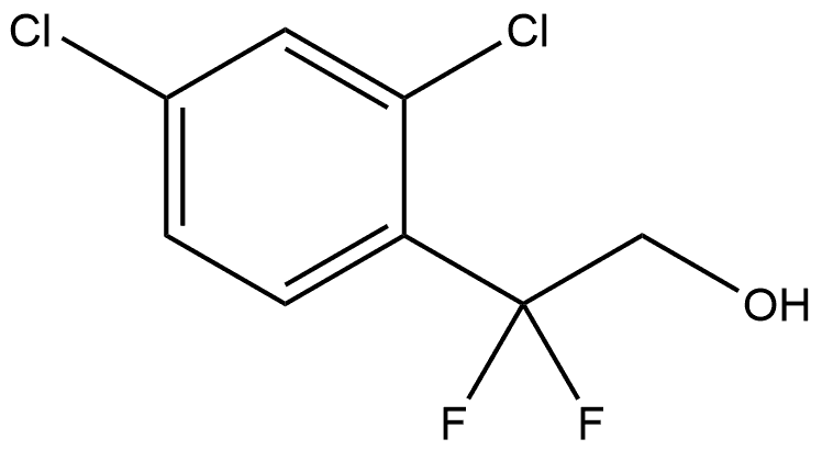 2-(2，4-dichlorophenyl)-2，2-difluoroethan-1-ol, 1823847-79-5, 结构式