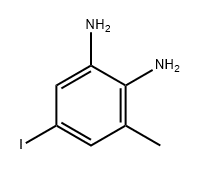 1,2-Benzenediamine, 5-iodo-3-methyl- 化学構造式