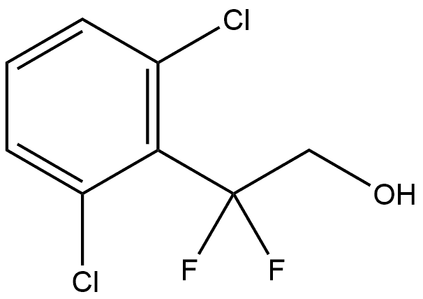 2-(2，6-dichlorophenyl)-2，2-difluoroethan-1-ol Structure