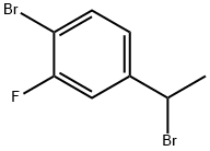 Benzene, 1-bromo-4-(1-bromoethyl)-2-fluoro- Structure