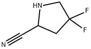 4,4-二氟吡咯烷-2-甲腈, 1824133-85-8, 结构式