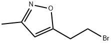 5-(2-bromoethyl)-3-methyl-1,2-oxazole Structure