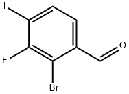 2-Bromo-3-fluoro-4-iodobenzaldehyde Structure