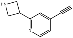 Pyridine, 2-(3-azetidinyl)-4-ethynyl- Structure