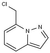 Pyrazolo[1,5-a]pyridine, 7-(chloromethyl)- Struktur