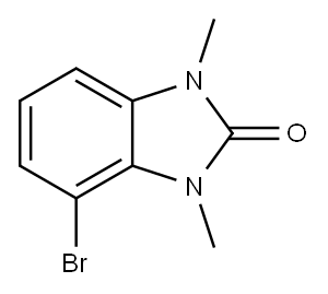 2H-Benzimidazol-2-one, 4-bromo-1,3-dihydro-1,3-dimethyl- Structure