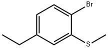 2-Bromo-5-ethylthioanisole,1824579-95-4,结构式