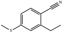 4-Cyano-3-ethylthioanisole Struktur