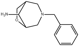 3-(Phenylmethyl)-6-oxa-3-azabicyclo[3.2.1]octan-8-amine Structure