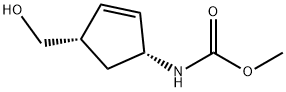 Carbamic acid, [4-(hydroxymethyl)-2-cyclopenten-1-yl]-, methyl ester, (1R-cis)- (9CI)