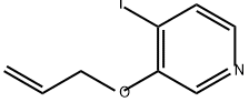 Pyridine, 4-iodo-3-(2-propen-1-yloxy)- Struktur
