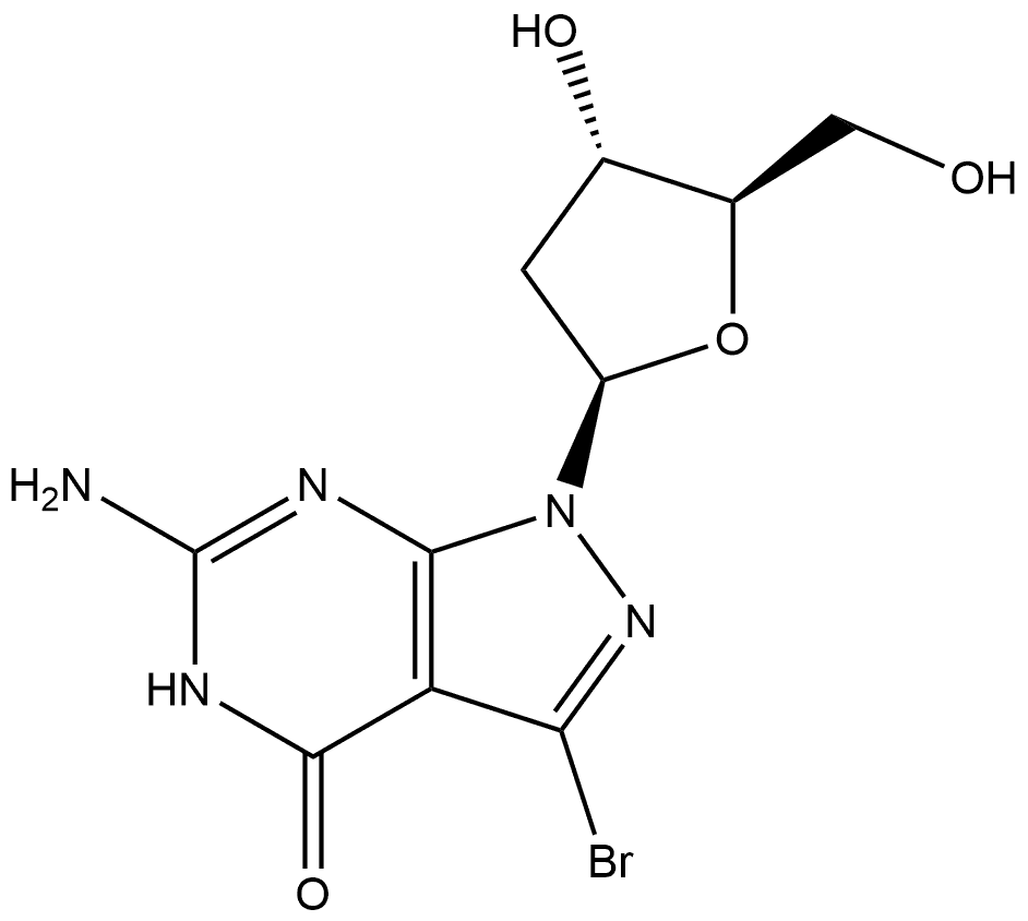 7-溴-8-氮-7-去氮-2'-脱氧腺苷,183274-52-4,结构式