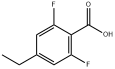 4-乙基-2,6-二氟苯甲酸,1835653-01-4,结构式