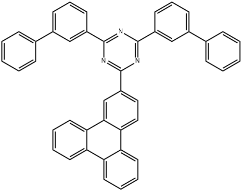2,4-二([1,1'-联苯]-3-基)-6-(三苯基-2-基)-1,3,5-三嗪,1836143-52-2,结构式