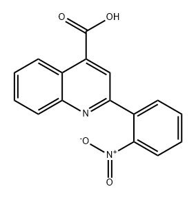4-Quinolinecarboxylic acid, 2-(2-nitrophenyl)-