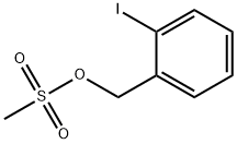 Benzenemethanol, 2-iodo-, 1-methanesulfonate Structure