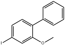 1,1'-Biphenyl, 4-iodo-2-methoxy- Structure