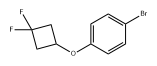 Benzene, 1-bromo-4-[(3,3-difluorocyclobutyl)oxy]- Struktur