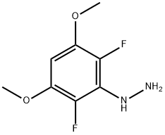 Hydrazine, (2,6-difluoro-3,5-dimethoxyphenyl)- Struktur