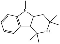 1,1,3,3,5-Pentamethyl-1,2,3,4,4a,9b-hexahydro-γ-carboline Structure