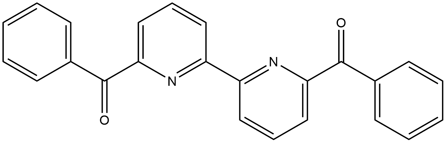 Methanone, 1,1′-[[2,2′-bipyridine]-6,6′-diyl]bis[1-phenyl- Structure
