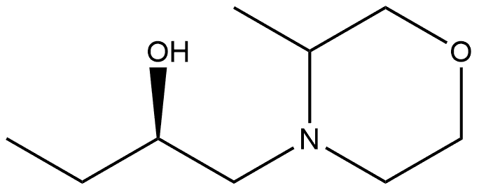 4-Morpholineethanol,α-ethyl-3-methyl-,(αR)- Structure