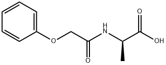 D-Alanine, N-(phenoxyacetyl)- (9CI),184916-17-4,结构式