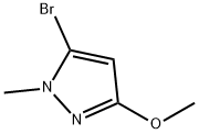 5-bromo-3-methoxy-1-methyl-1H-pyrazole Structure