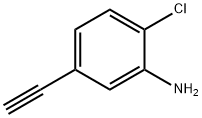 2-chloro-5-ethynylaniline Structure