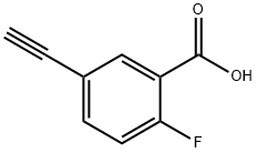 Benzoic acid, 5-ethynyl-2-fluoro- Structure