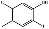 5-Fluoro-2-iodo-4-methyl-phenol Struktur