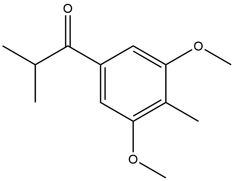 1-(3,5-Dimethoxy-4-methylphenyl)-2-methyl-1-propanone Structure