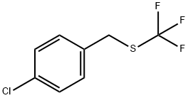 (4-chlorobenzyl)(trifluoromethyl)sulfane Structure
