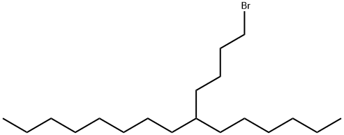 7-(3-溴丙基)十五烷 结构式