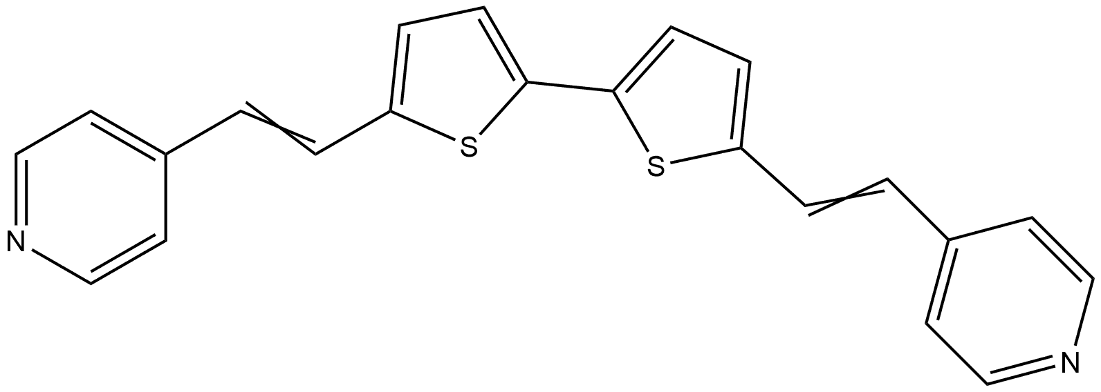 Pyridine, 4,4′-([2,2′-bithiophene]-5,5′-diyldi-2,1-ethenediyl)bis-|