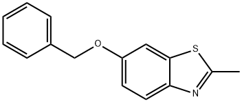 Benzothiazole, 2-methyl-6-(phenylmethoxy)- 结构式