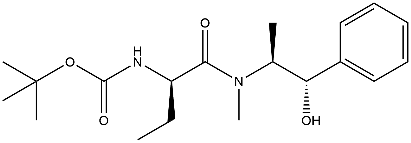 Carbamic acid, [(1R)-1-[[[(1S,2S)-2-hydroxy-1-methyl-2-phenylethyl]methylamino]carbonyl]propyl]-, 1,1-dimethylethyl ester (9CI)
