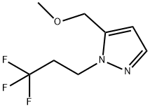5-(methoxymethyl)-1-(3,3,3-trifluoropropyl)-1H-pyrazole Structure