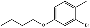 2-Bromo-4-butoxy-1-methylbenzene 结构式