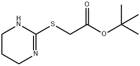 1,1-Dimethylethyl 2-[(1,4,5,6-tetrahydro-2-pyrimidinyl)thio]acetate Structure