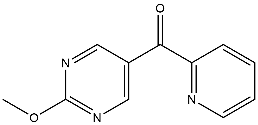 (2-Methoxy-5-pyrimidinyl)-2-pyridinylmethanone Structure