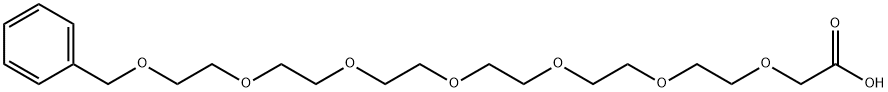 BnO-PEG6-CH2COOH 结构式